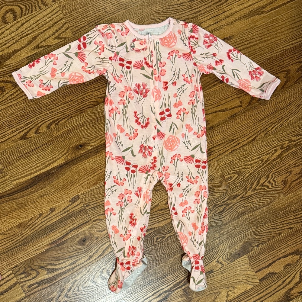 Carter's Pink Floral Footie One Piece